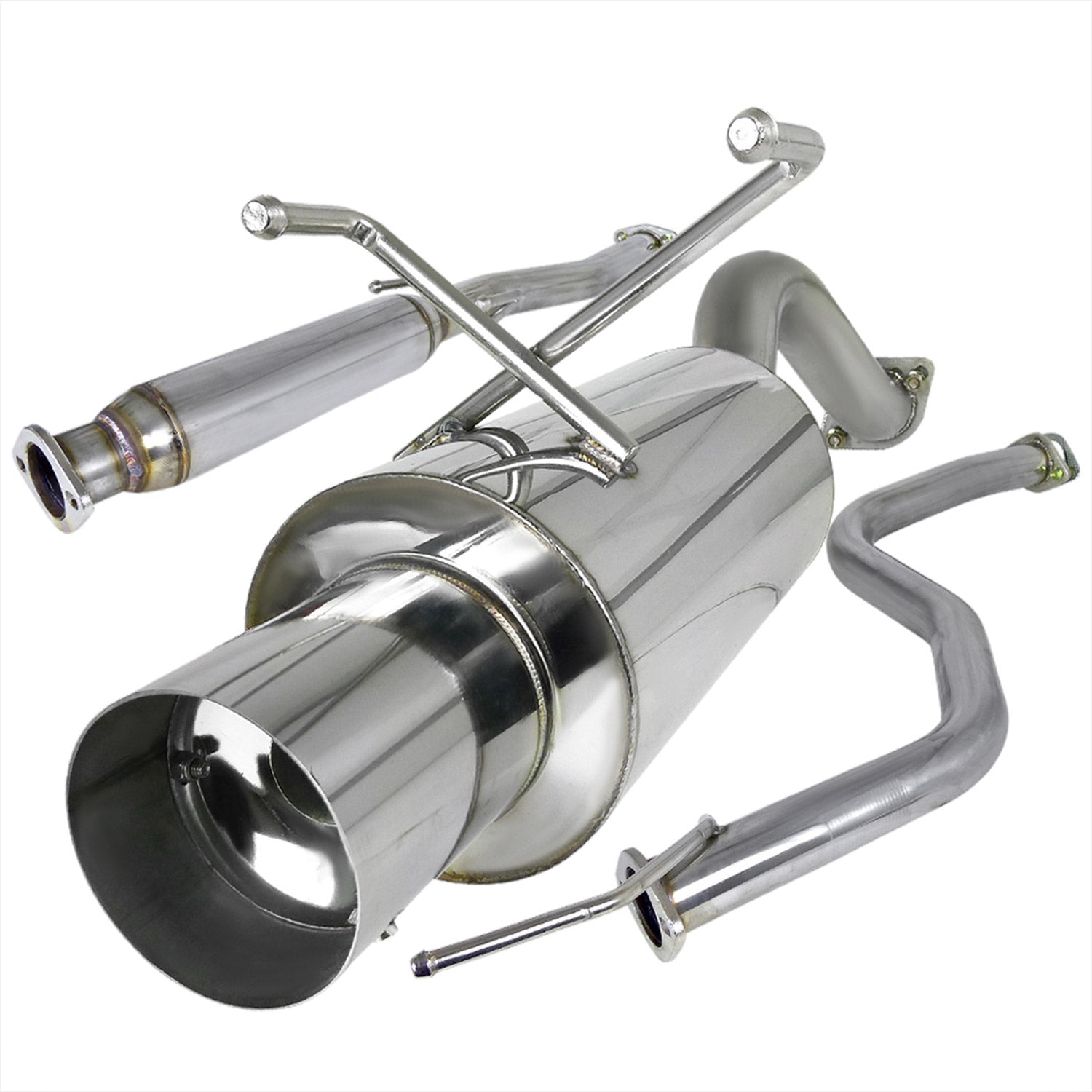 1992-1995 Honda Civic Hatchback T-304 S.Steel N1 Style Catback Exhaust System