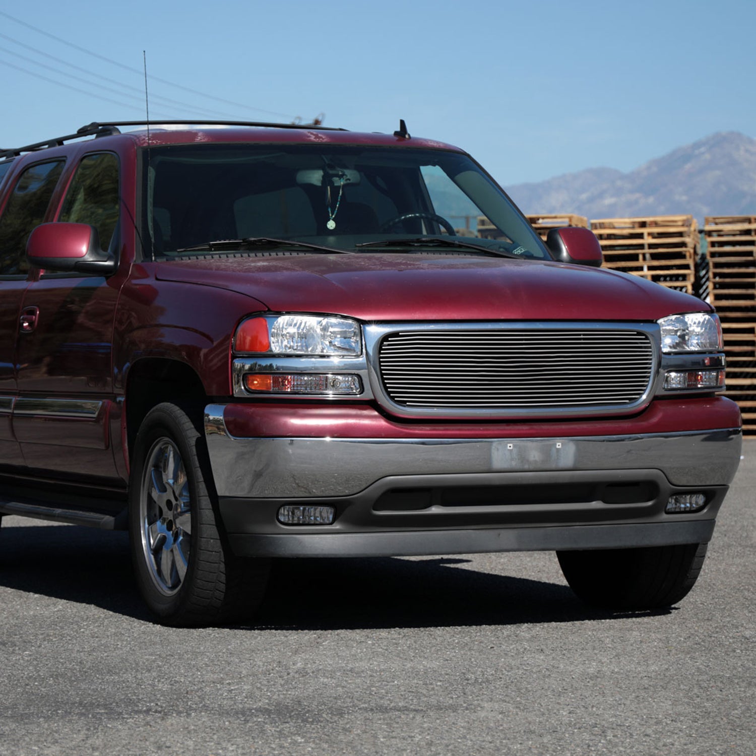 1999-2006 GMC Sierra/Yukon/Yukon XL Headlights&Bumper Lights Amber & Chrome