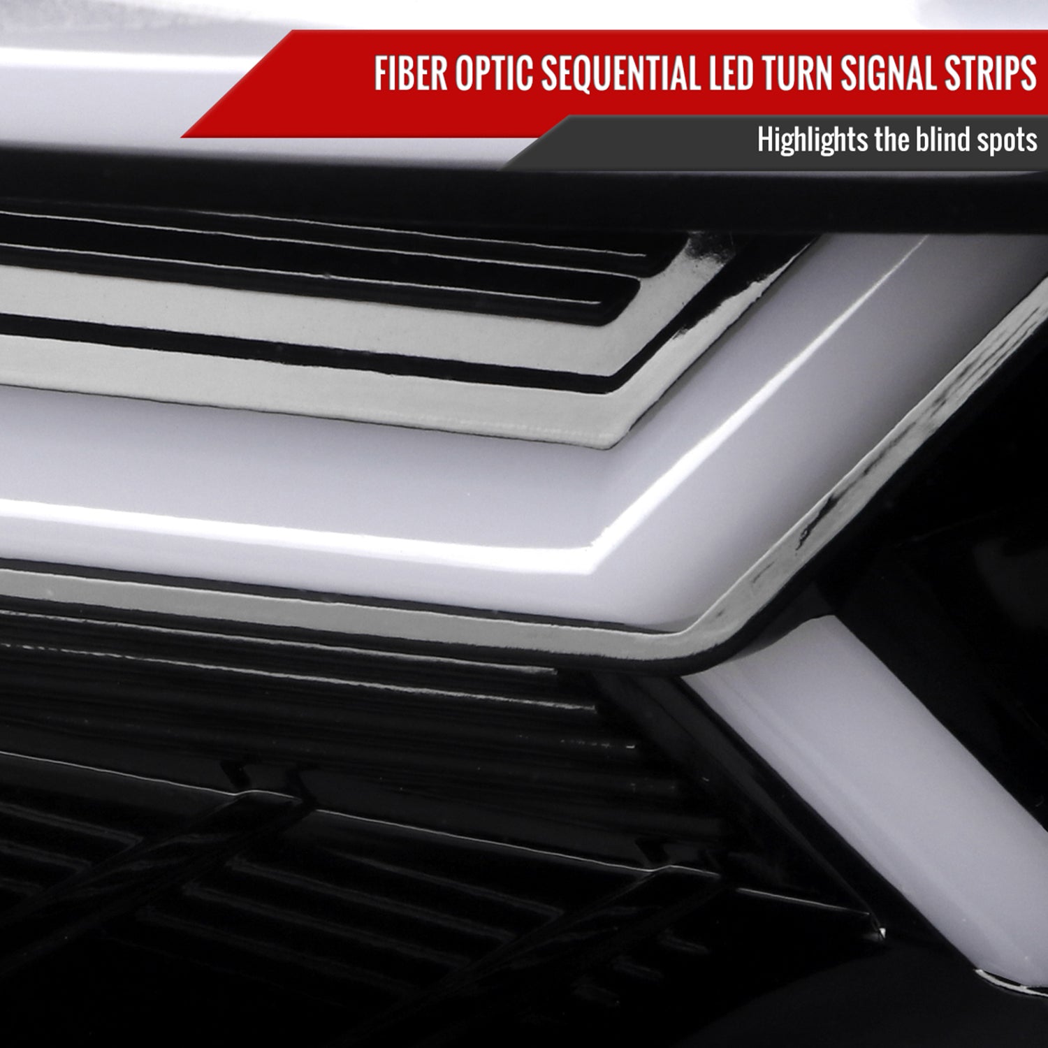 2015-2021 Subaru Impreza WRX/STI LED Bar Sequential Turn Signal Glossy Black