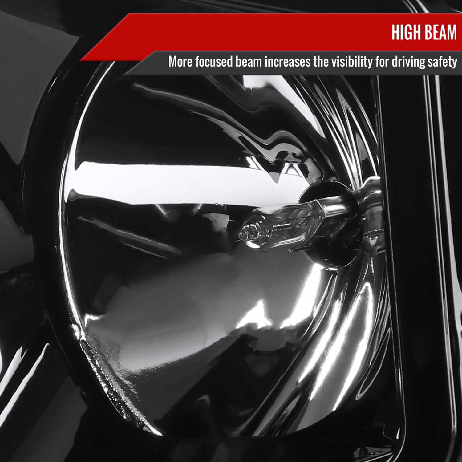 2007-2013 Toyota Tundra/ 08-2017 Sequoia LED CBar Projector Headlights Jet Black