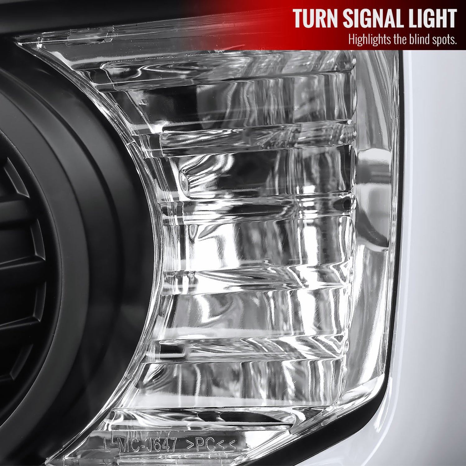 2007-2013 Chevy Avalanche/ 07-2014 Tahoe Suburban LED C-Bar Headlights Black