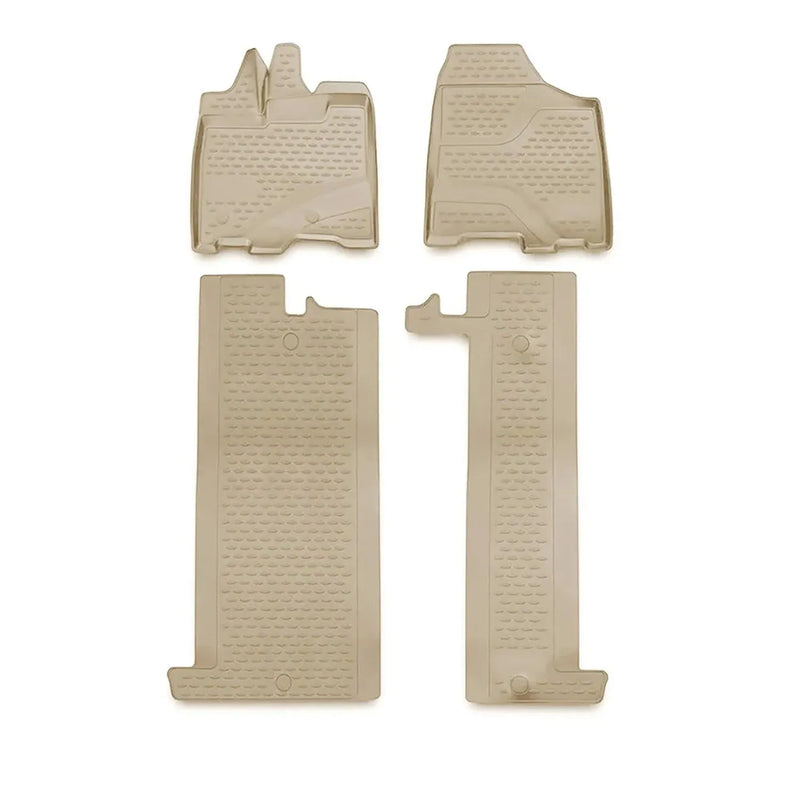 OMAC Floor Mats Liner for Toyota Sienna 7 Seats 2013-2020 Beige TPE All-Weather - OMAC USA