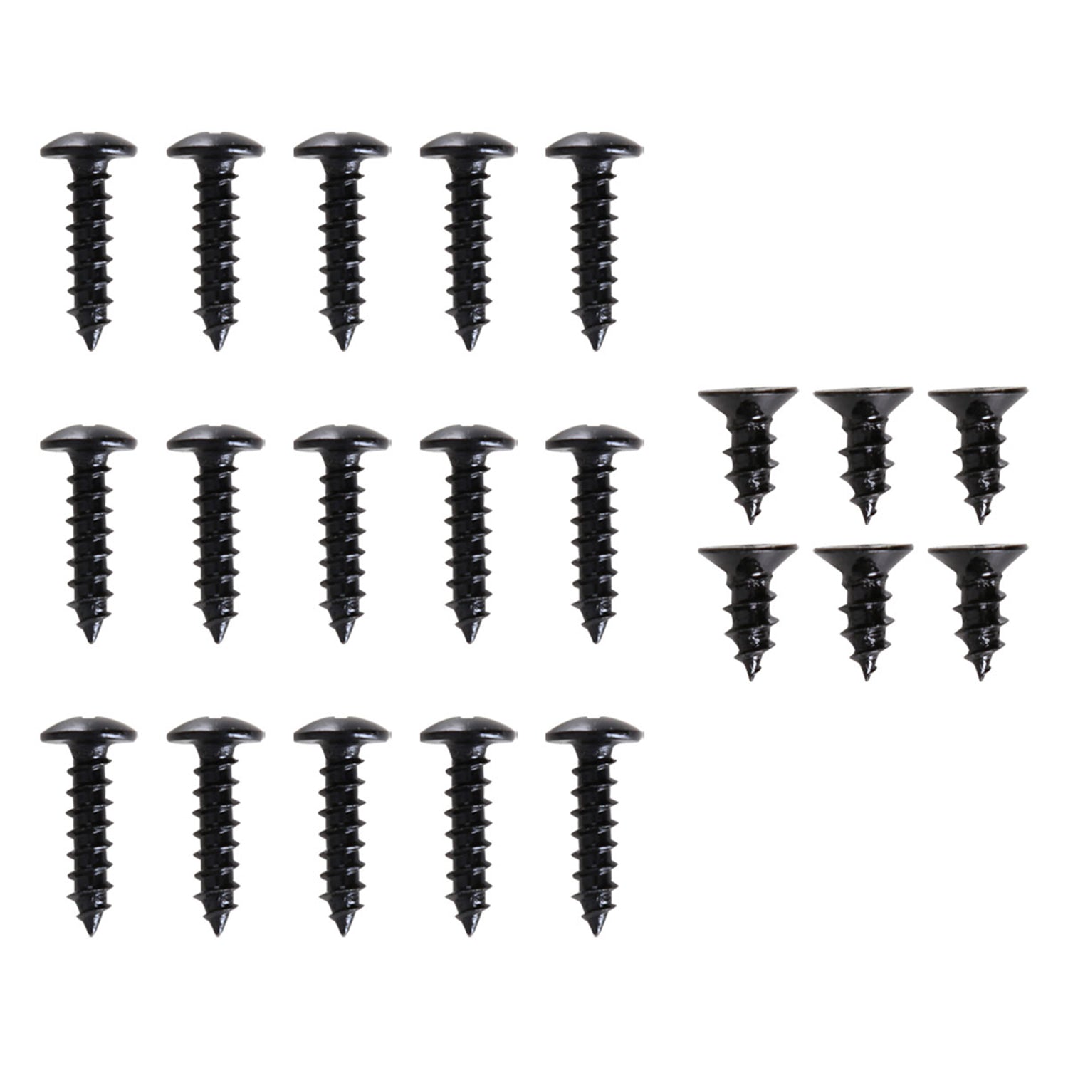 2014-2018 Mazda 3 Glossy Black Polypropylene 3Pcs Bumper Lip Spoiler