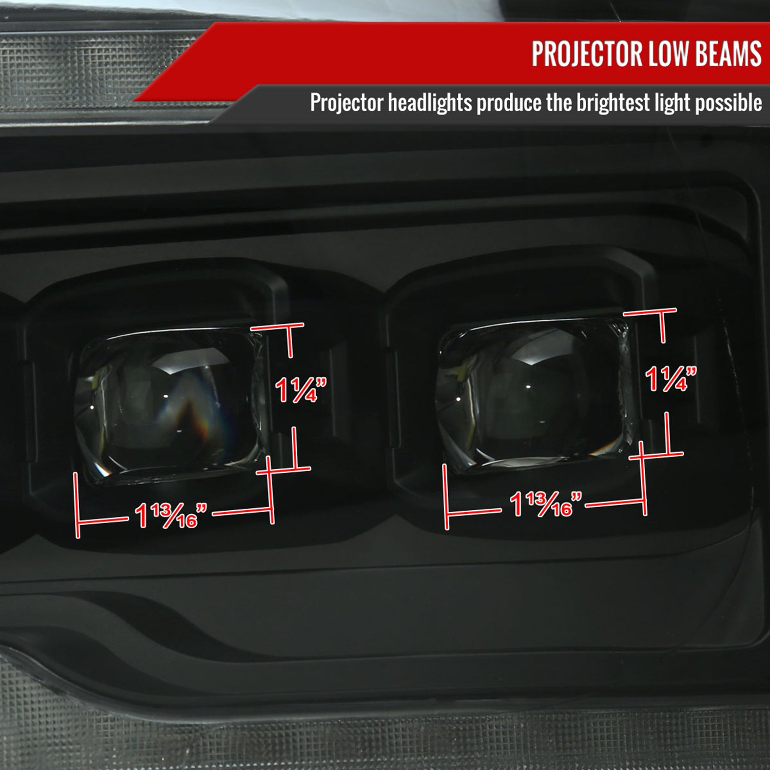 2009-2018 Dodge RAM 1500 / Classic /2500 3500 Full LED Headlights Smoked Black