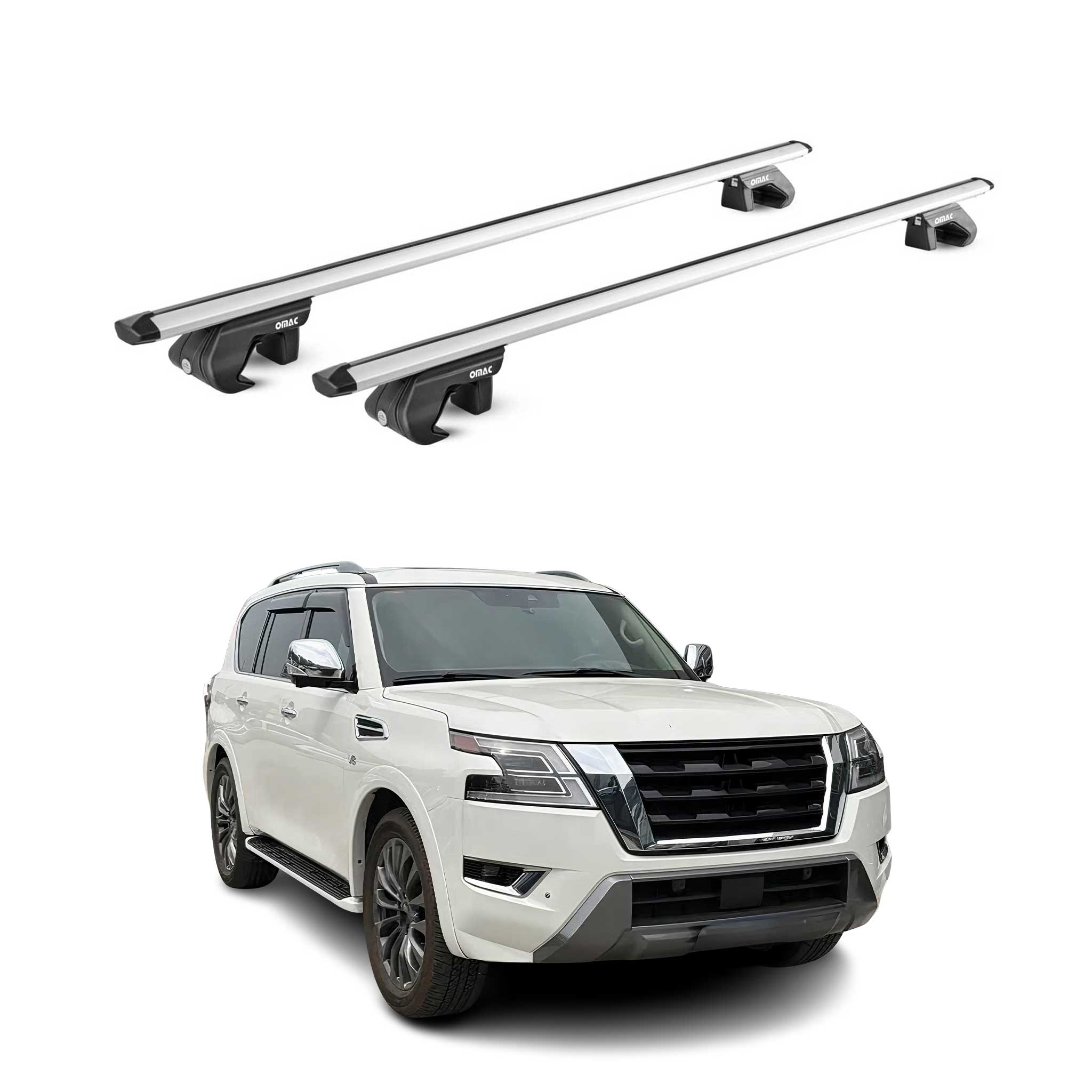 2017-2024 Nissan Armada Roof Rack Cross Bars Luggage Carrier 2 Pcs