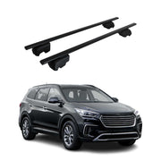 Roof Racks Cross Bars for Hyundai Santa Fe Sport / Santa Fe LWB 2013-18 Black 2x
