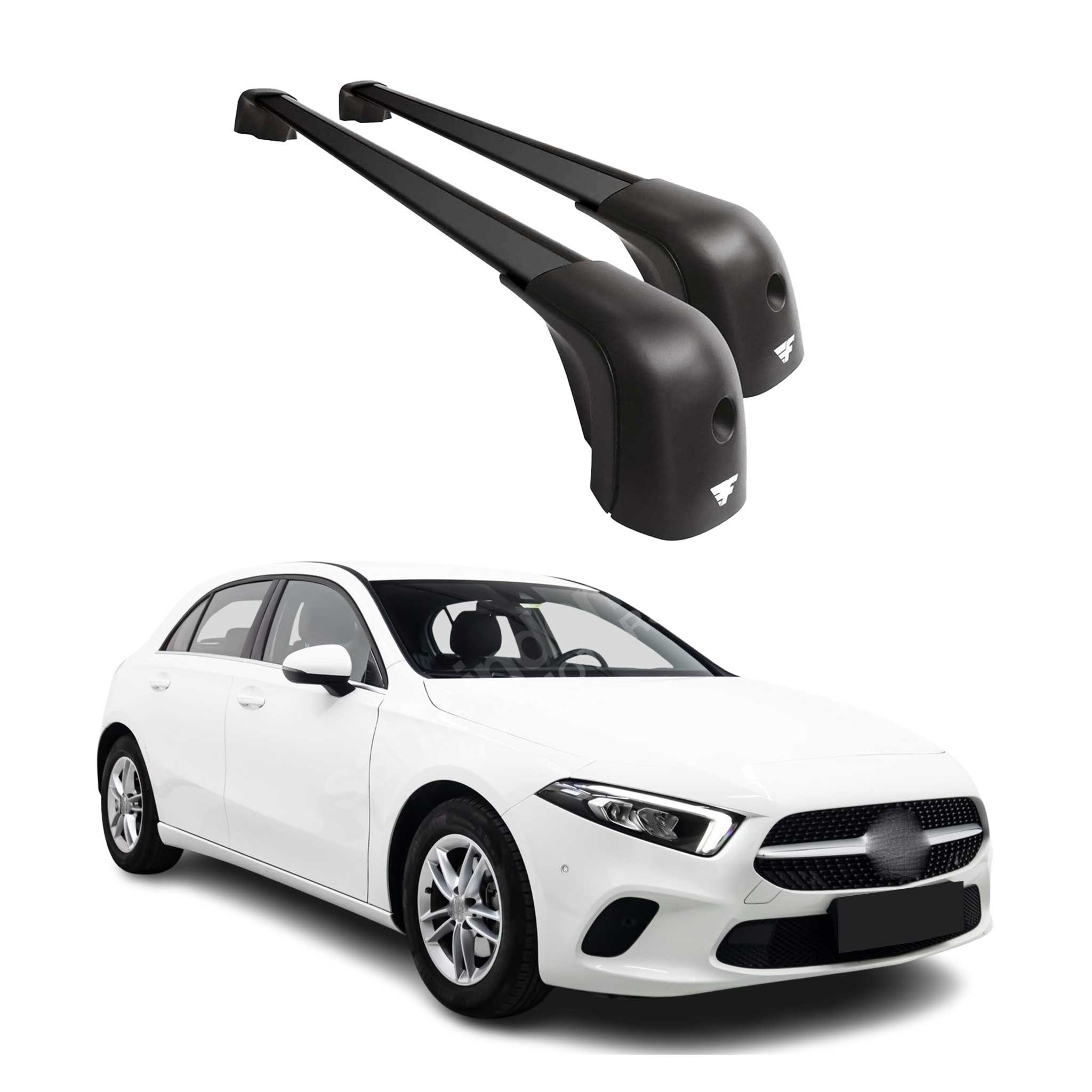 2019-2022 Mercedes A Class W177 V177 Roof Rack Cross Bars Silver