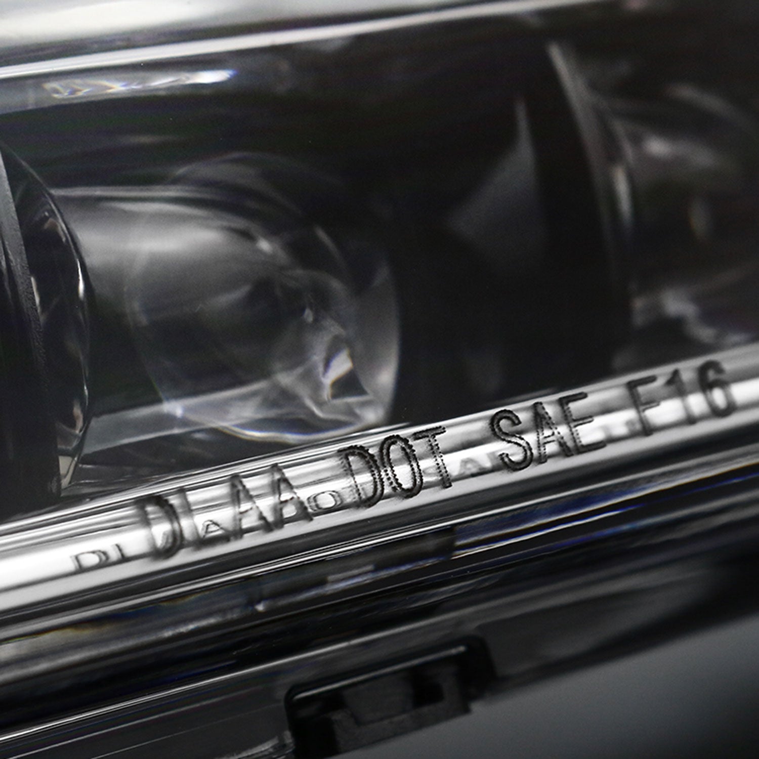 2016-2017 Honda Accord Sedan LED Fog Lights Kit Chrome Housing/Clear Lens