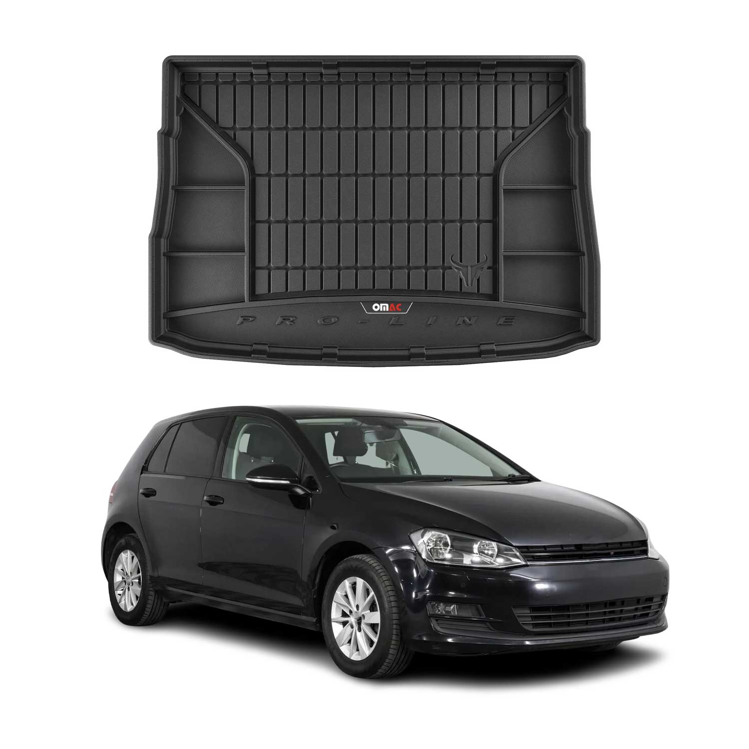 2015-2021 VW Golf Mk7 Premium Cargo Liner Trunk Mat All Weather Heavy Duty Upper Trunk