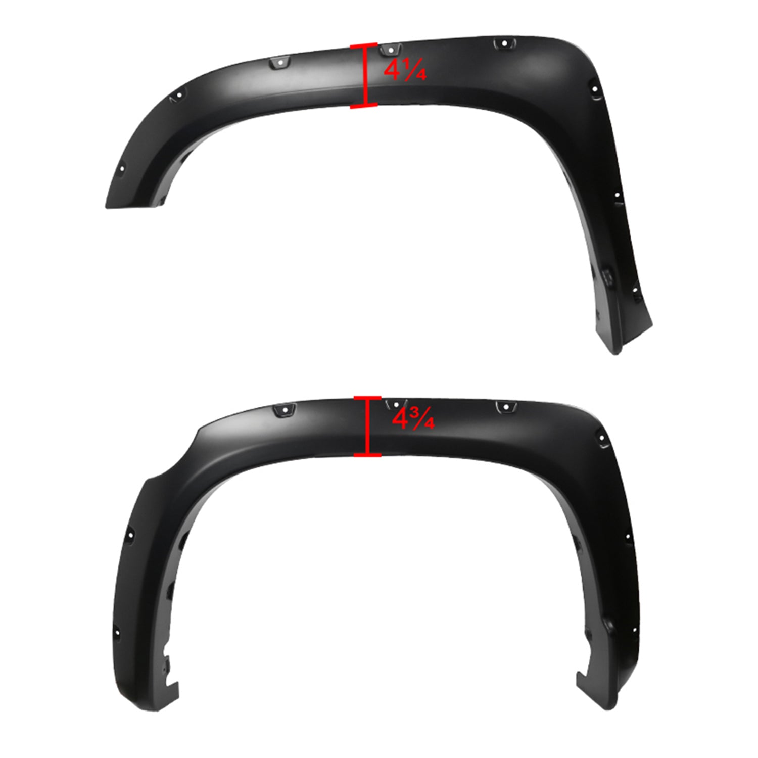 2014-2018 Toyota Tundra Smooth Rivet Style Fender Flares Wheel Protector