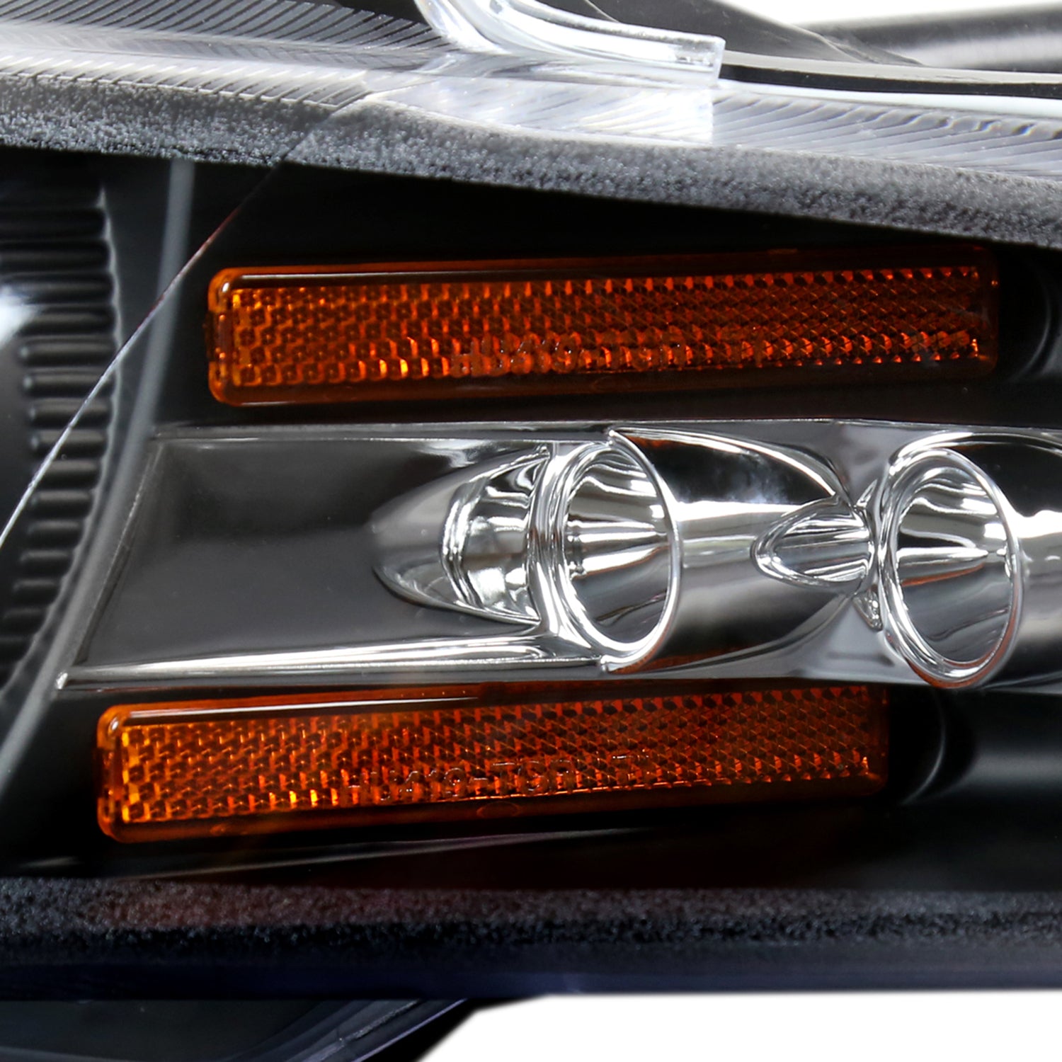 1997-2000 Dodge Avenger Chrysler Sebring Coupe Dual Halo Headlights Black