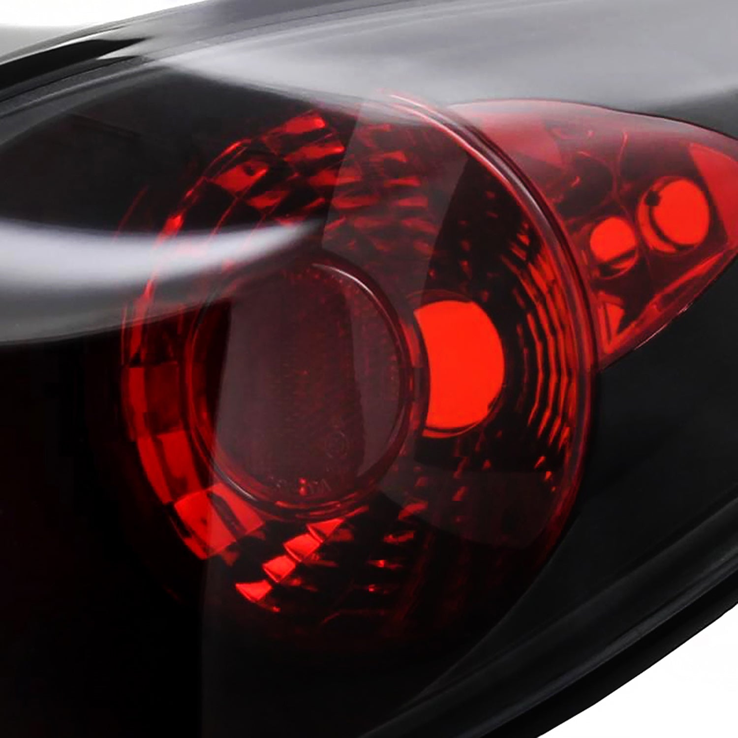 2005-2010 Pontiac G6 Coupe Tail Lights Matte Black Housing/Clear Lens