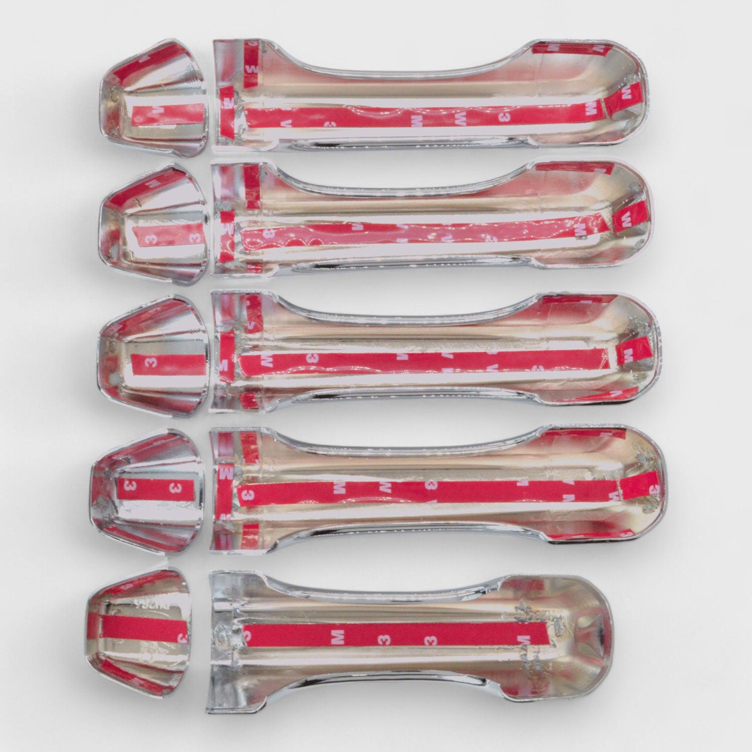 2018-2025 Jeep Wrangler JL Door Handle Cover Chrome 10Pcs ABS Plastic