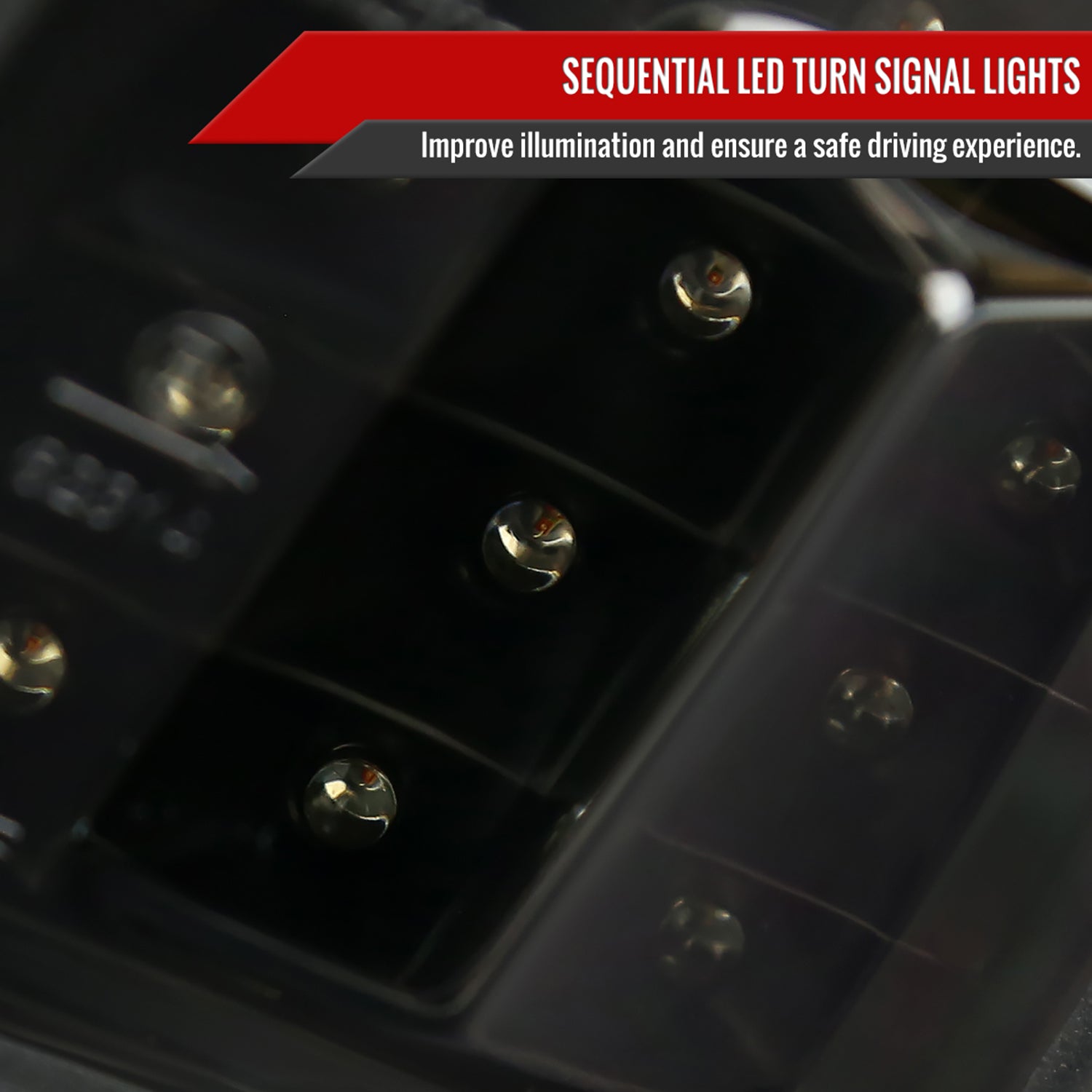 2015-2021 Subaru WRX / 15-2017 WRX STI Front Bumper LED Turn Signal Lights Smoke