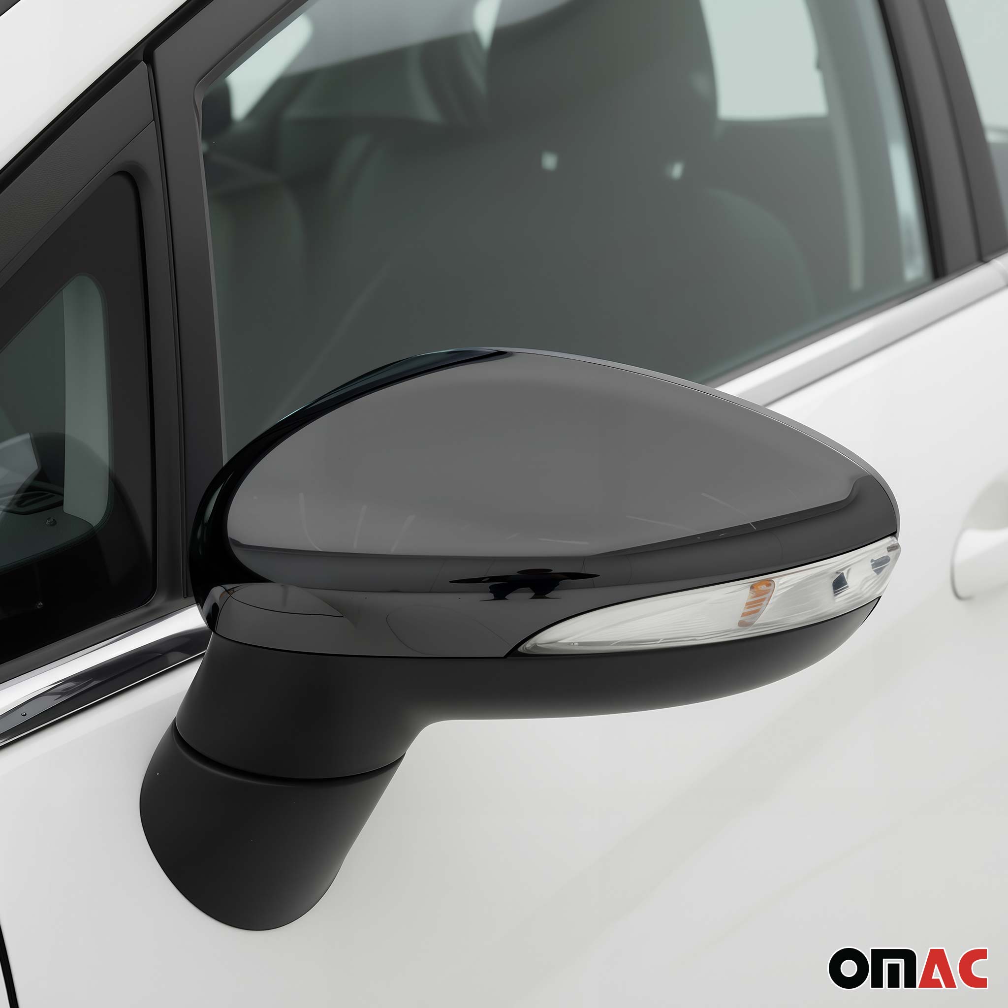 2011-2019 Ford Fiesta / B-Max Side Mirror Cover Caps Dark 2 Pcs