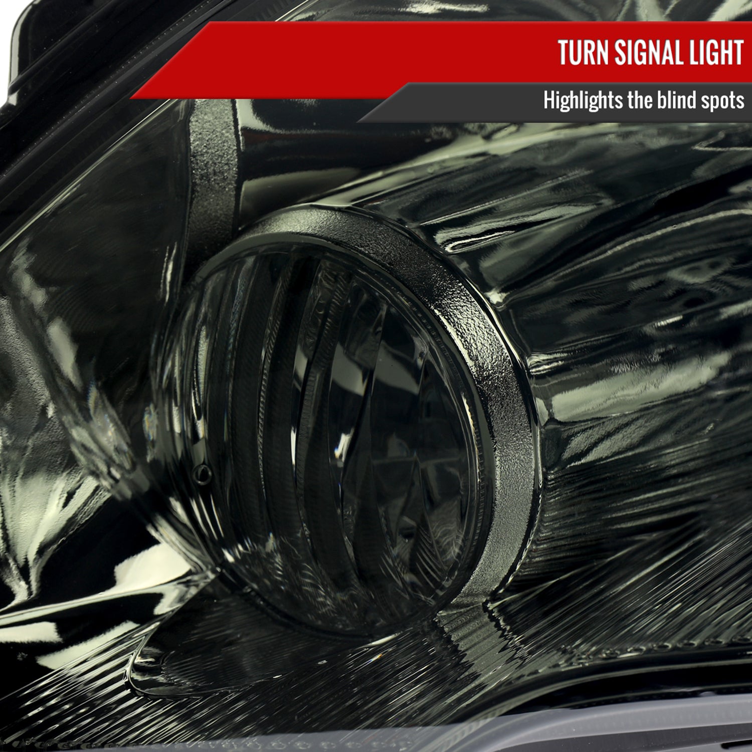 2007-2011 Honda CR-V Factory Style Headlights Chrome Housing/Smoke Lens