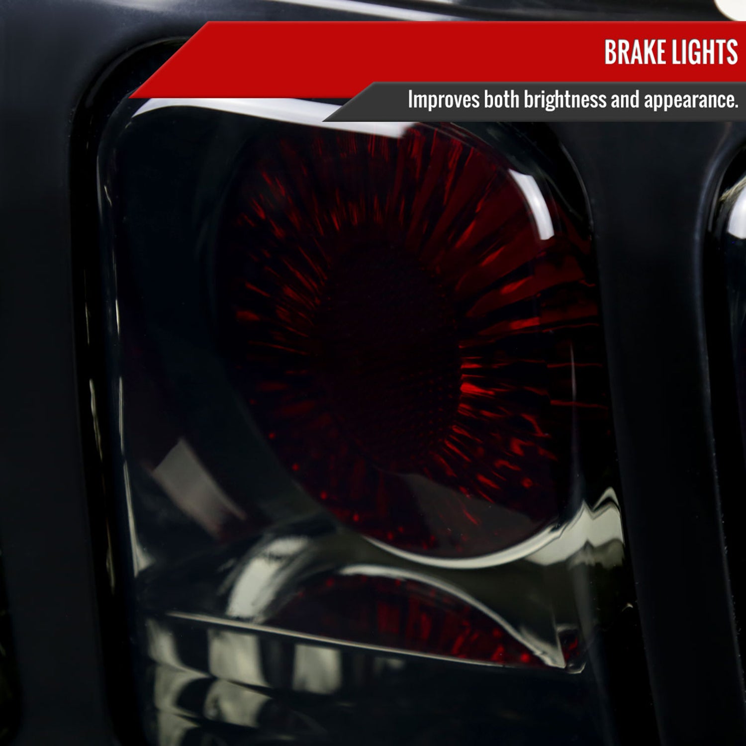 1994-1998 Ford Mustang Tail Lights Chrome Housing/Smoke Lens