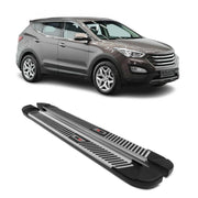2013-2016 Hyundai Santa Fe Sport Nerf Bar Side Step Running Boards Alu 2x