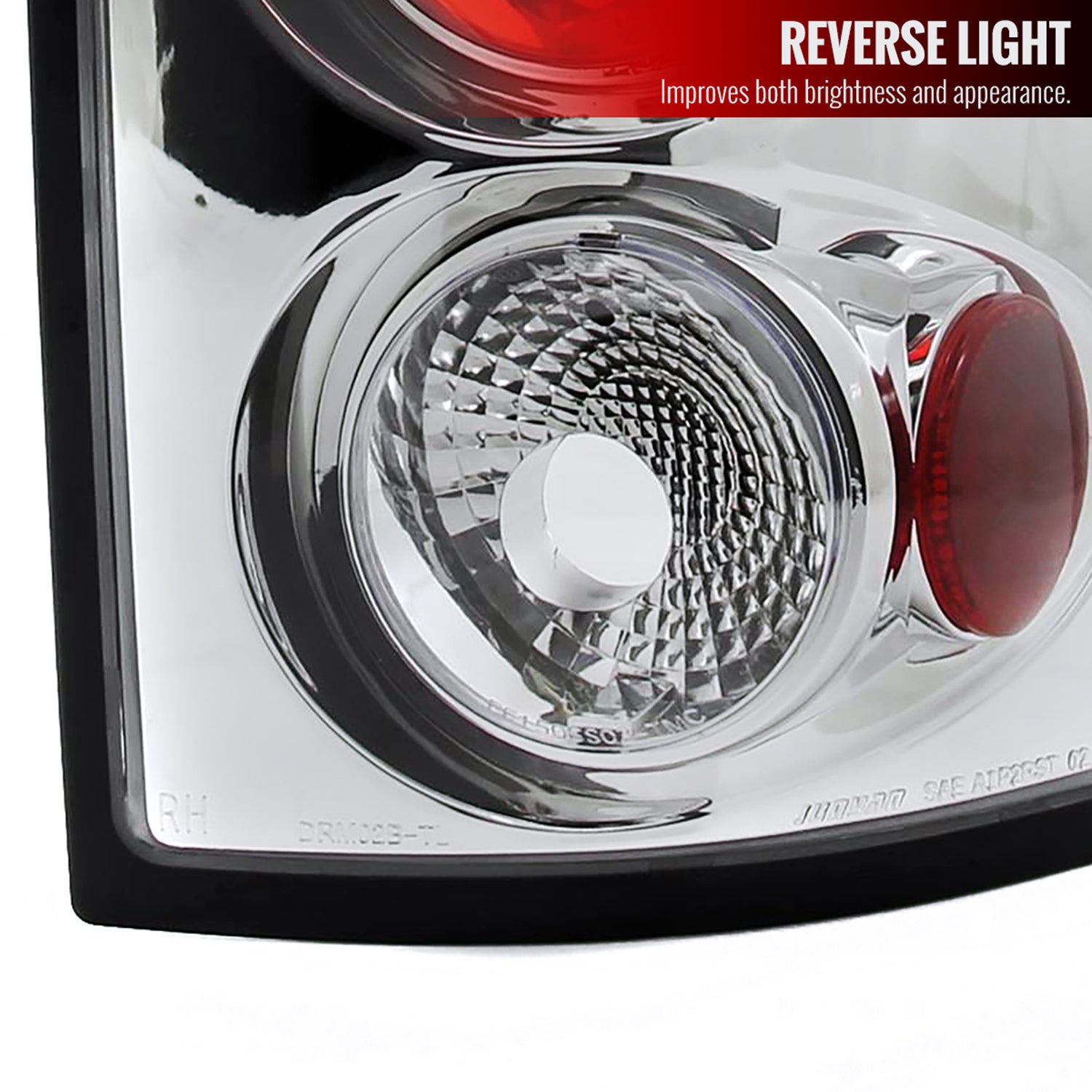 2002-2006 Dodge RAM Tail Lights Chrome Housing/Clear Lens