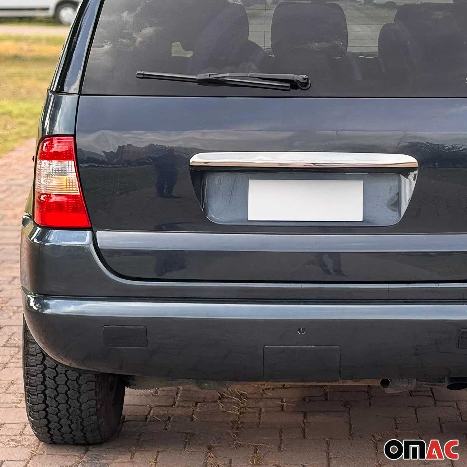 1997-2005 Mercedes M ML Class W163 Rear Trunk Tailgate Handle Cover Stainless Steel