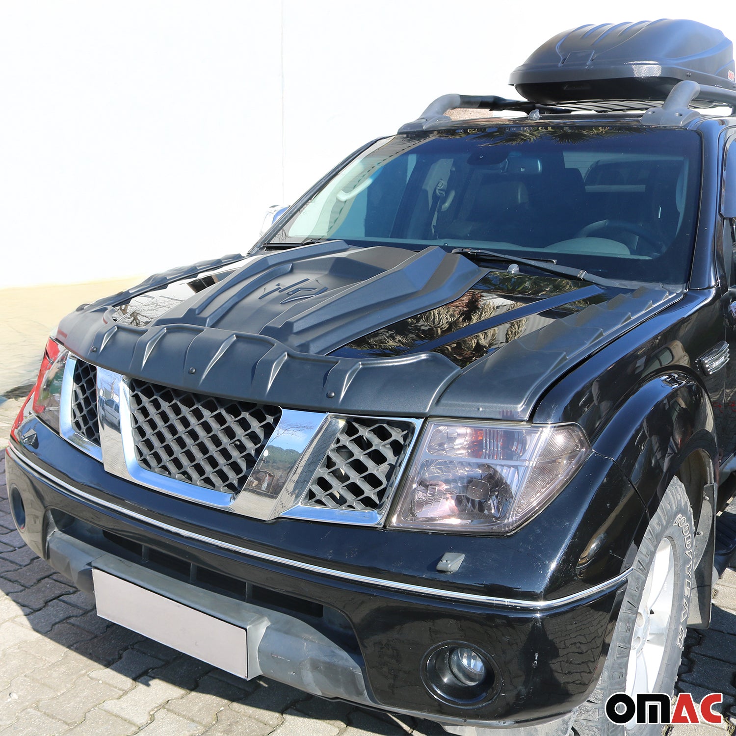 2005-2021 Nissan Frontier Front Bug Shield Hood Deflector 3Pcs