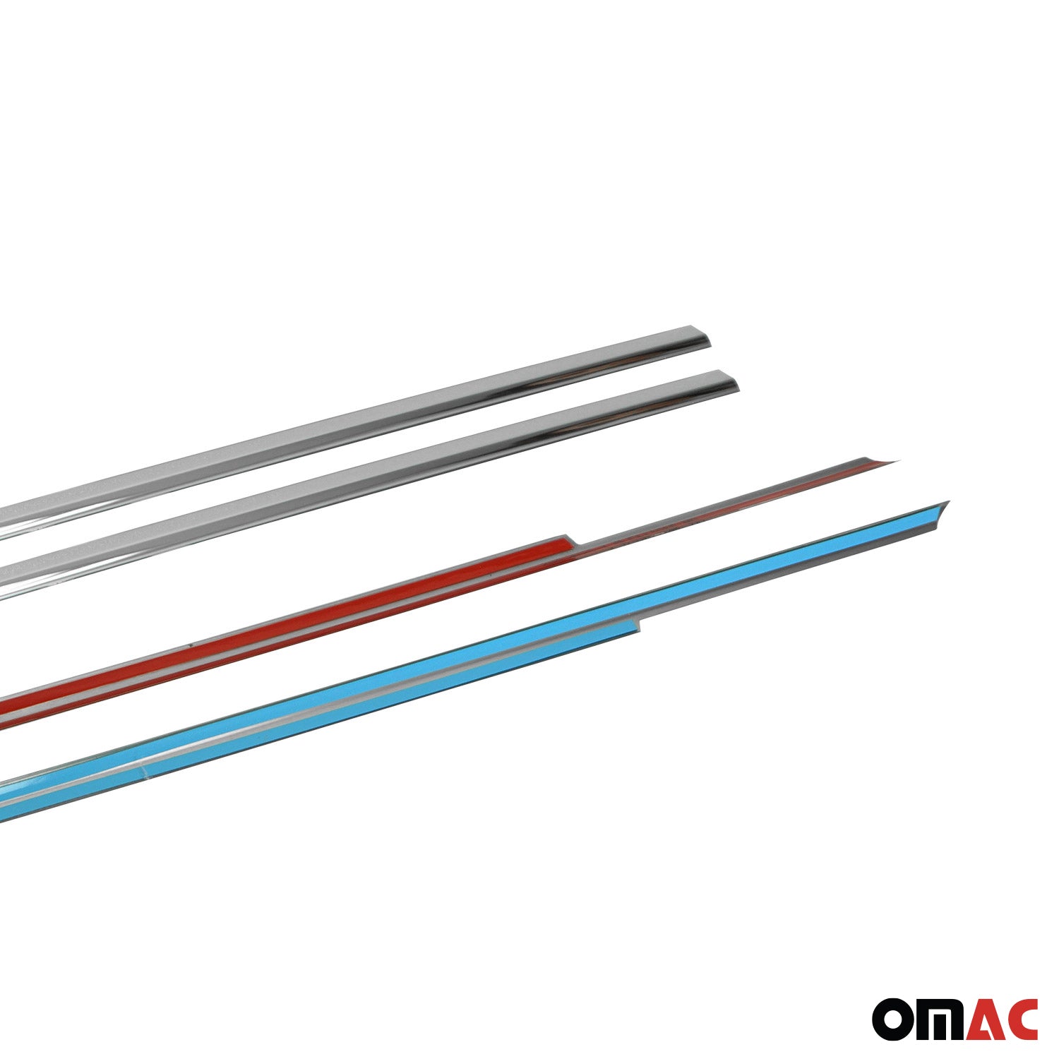 1996-2000 Honda Civic Sedan Window Molding Trim Streamer Stainless Steel