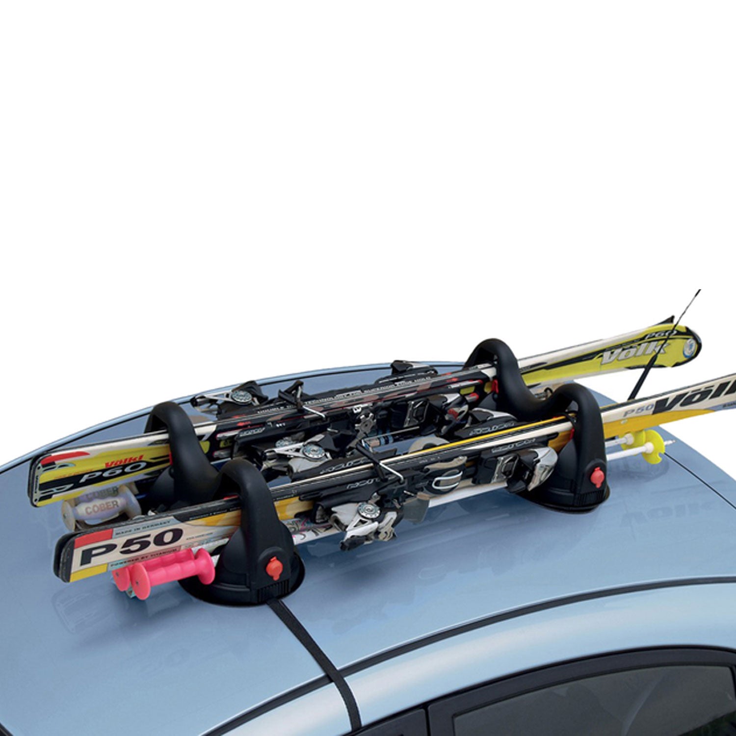 Ski Racks Roof Mount Rack Carriers 2 pair skis and 2 pair sticks