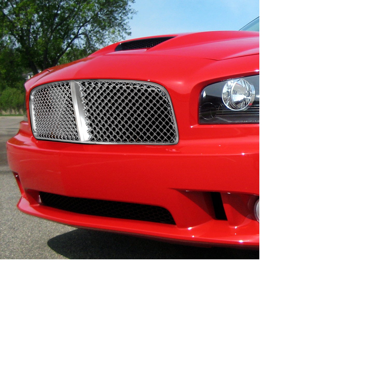 2005-2010 Dodge Charger Chrome ABS Front Hood Grille