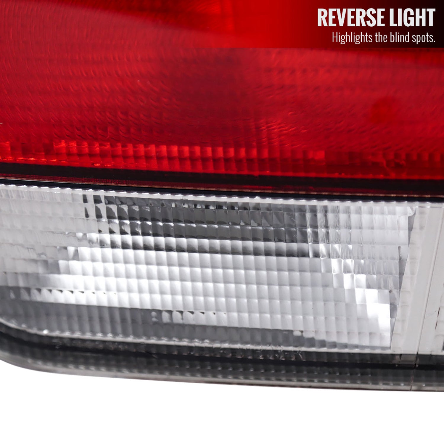 1996-2000 Honda Civic Coupe Tail Lights Chrome Housing/Red Clear Lens