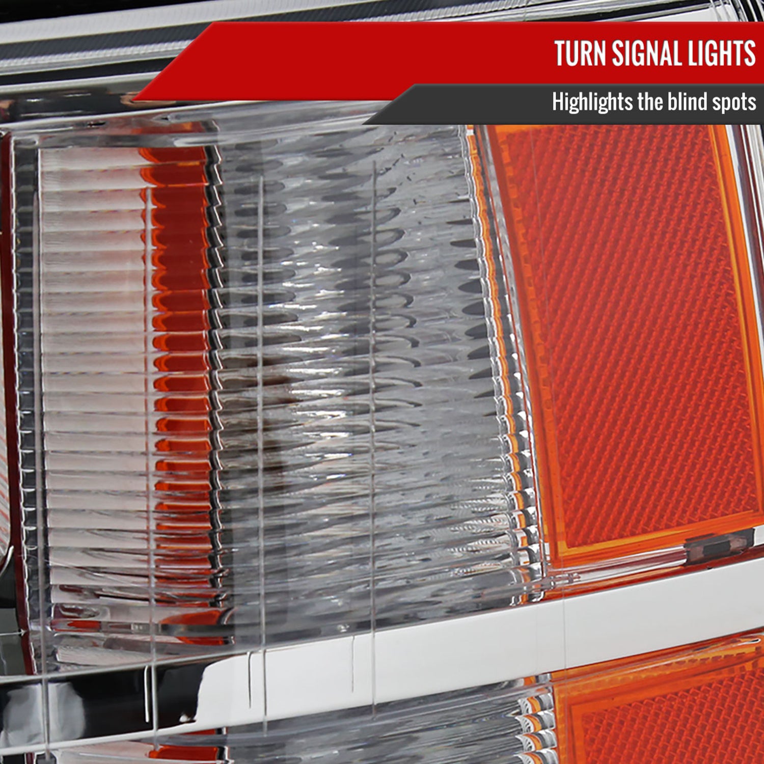 2007-2013 Chevy Silverado 1500 2500HD 3500HD Dual LED C-Bar Headlights Chrome