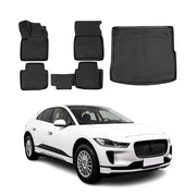 2019-2025 Jaguar I-Pace Floor Mats & Cargo Liner Full Set All Weather Black