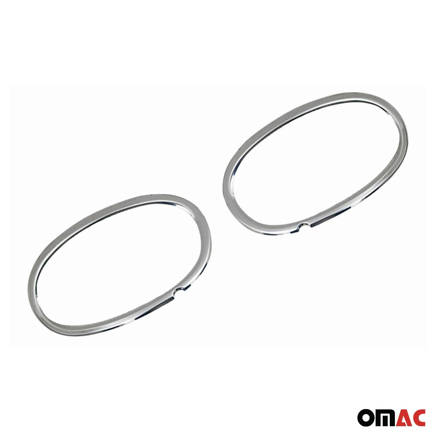 Fog Light Lamp Bezel Cover for Mercedes Sprinter W906 2013-18 S.Steel Chrome 2x