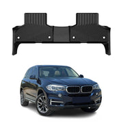 2014-2018 BMW X5 F15 F85 Premium Floor Mats Liners Second Row Rear Black