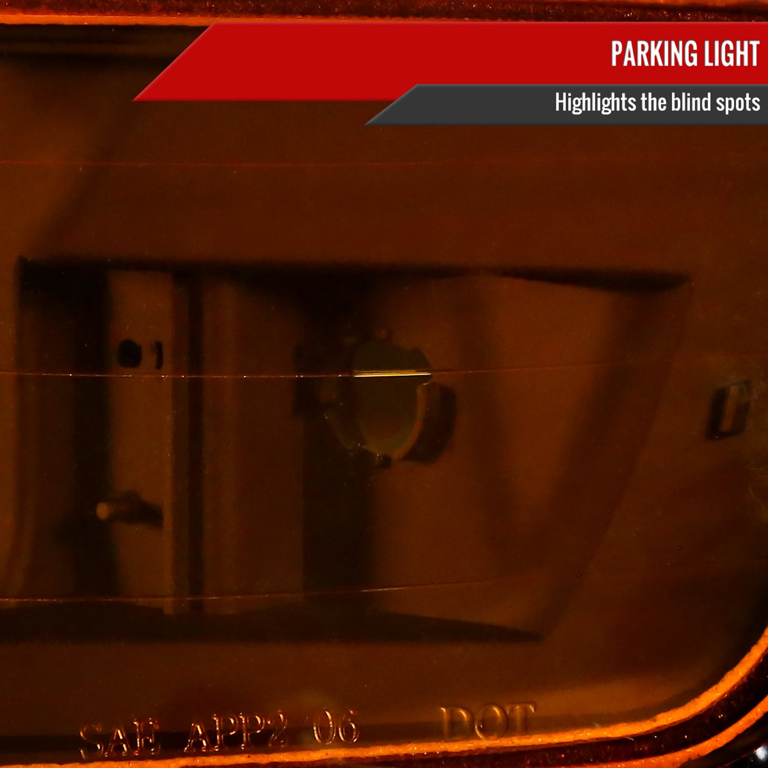 1994-1997 Honda Accord Factory Headlights & Amber Corner Lights Matt Black