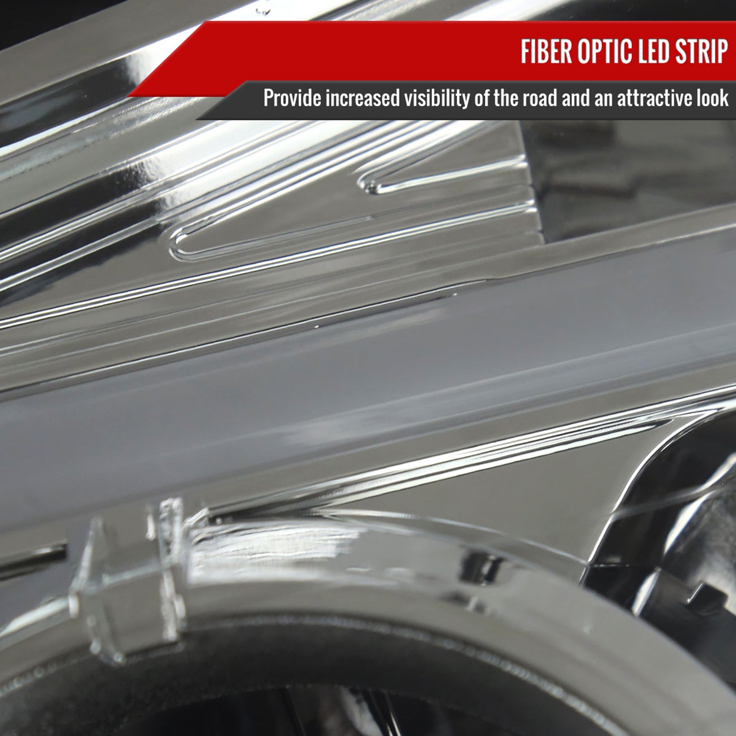 2004-2015 Nissan Titan / 04-2007 Armada LED Bar Factory Headlights Light Smoke