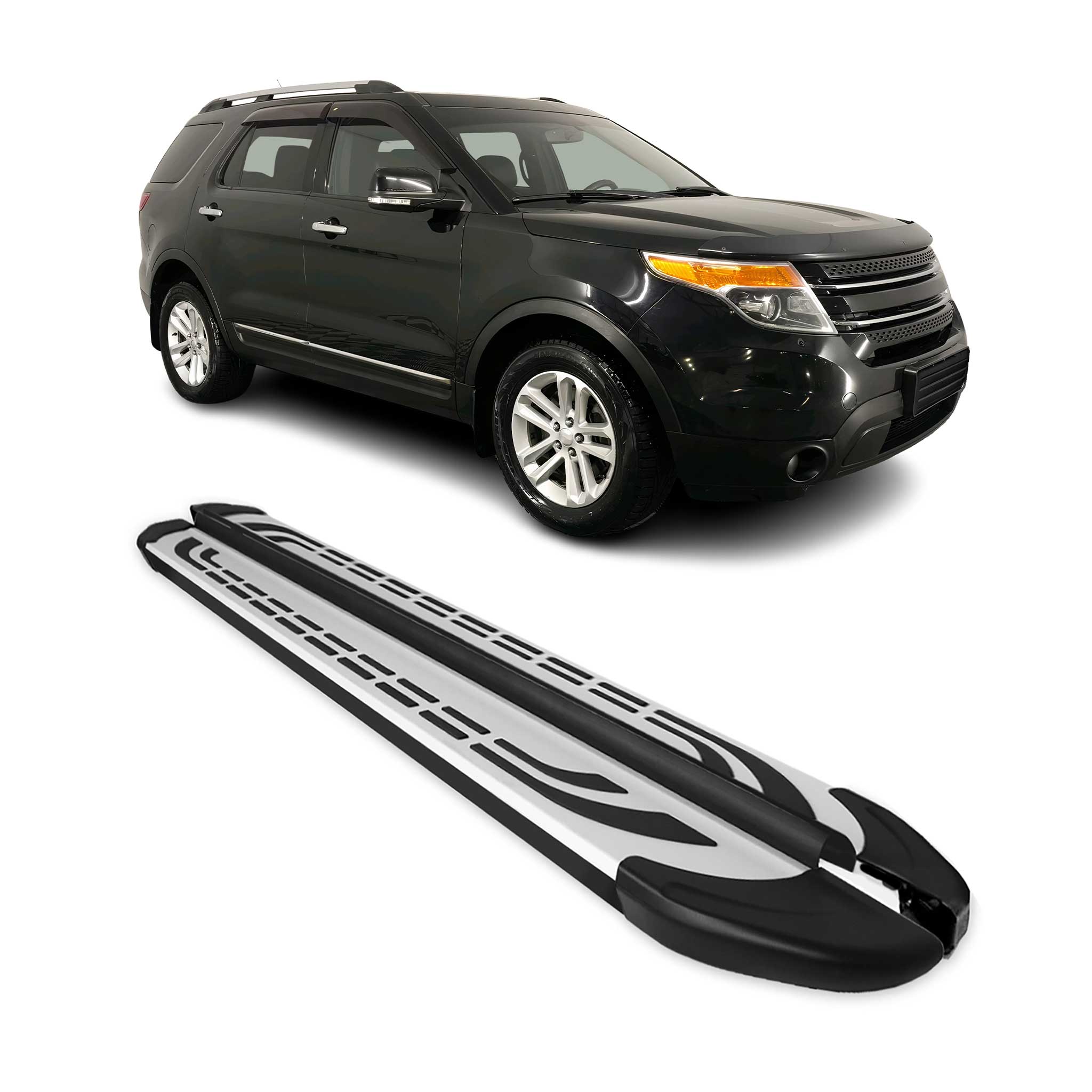 2011-2019 Ford Explorer Nerf Bar Side Step Running Boards Alu 2x