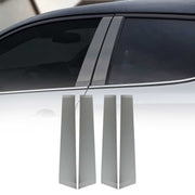 2018-2022 Toyota C-HR Window B Pillar Posts Door Trim Cover Stainless Steel Dark 4x