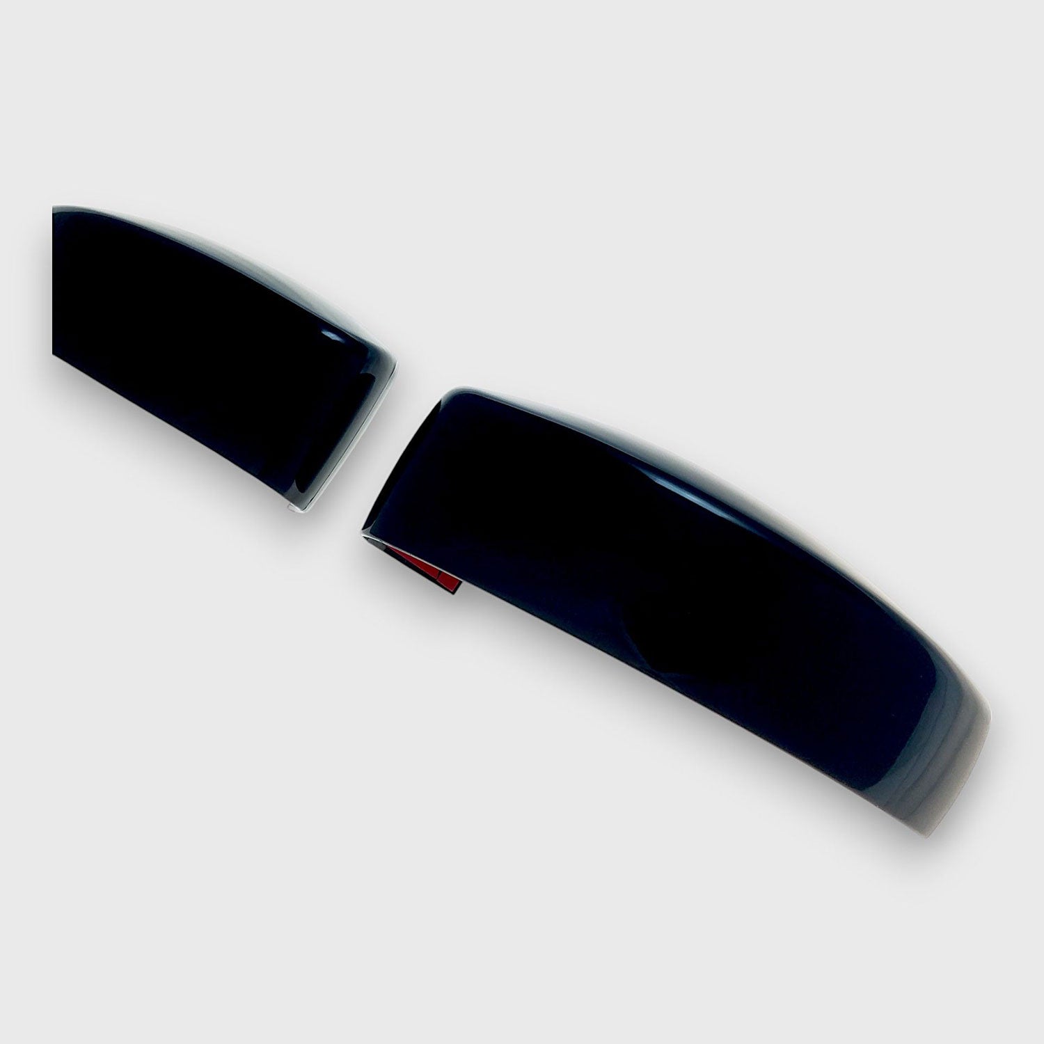 2017-2025 Jeep Compass Mirror Cover Caps Gloss Black 2Pcs ABS Plastic