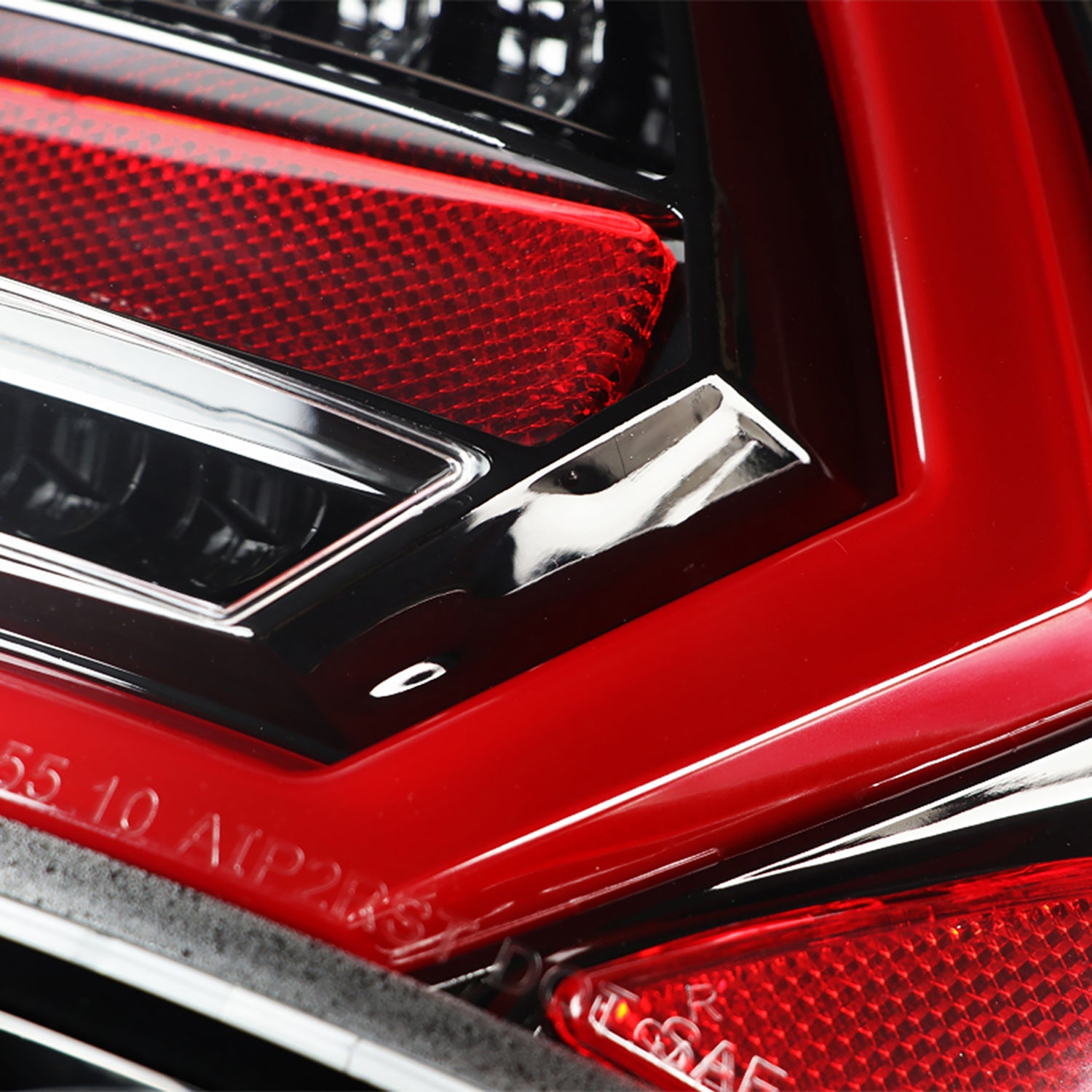 2010-2012 Ford Fusion LED Tail Lights Jet Black Housing/Clear Lens