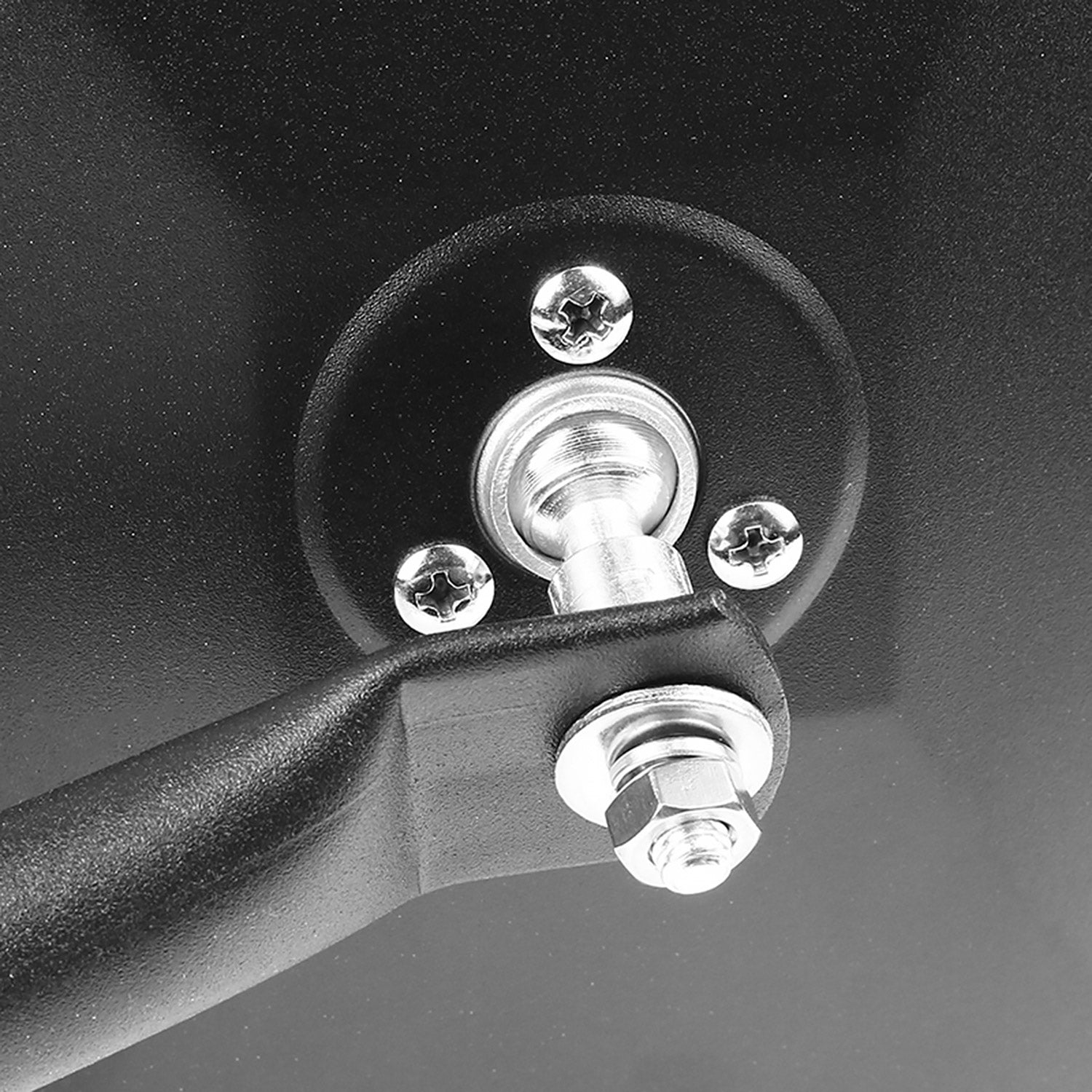 1997-2018 Jeep Wrangler TJ/JK Quick Release Black Steel Square Side Mirrors