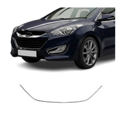 2013-2017 Hyundai Elantra GT Front Bumper Grill Trim Molding Stainless Steel Silver