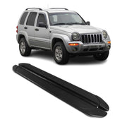 2002-2007 Jeep Liberty Running Boards Side Steps Black