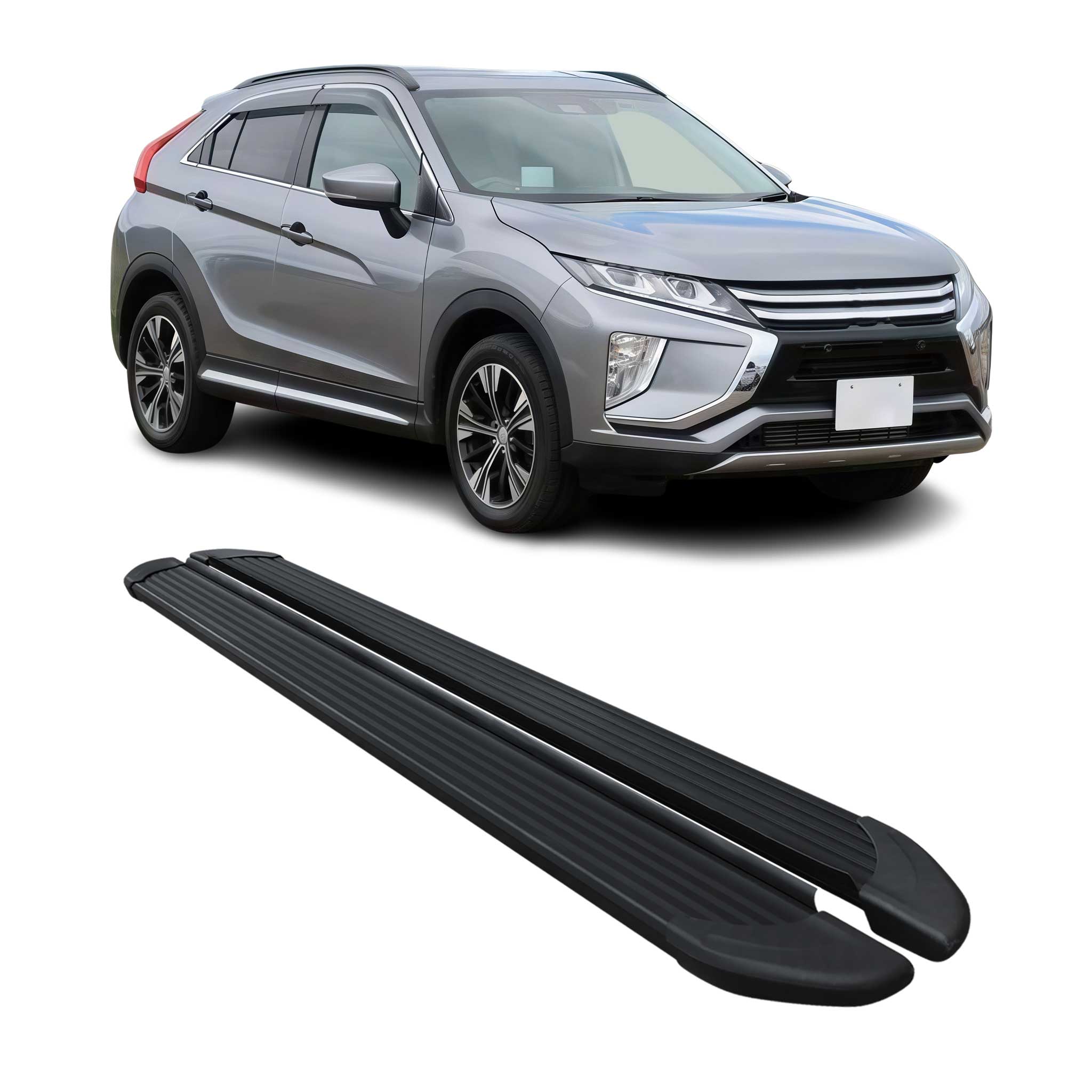 2018-2024 Mitsubishi Eclipse Cross Running Boards Side Steps Black