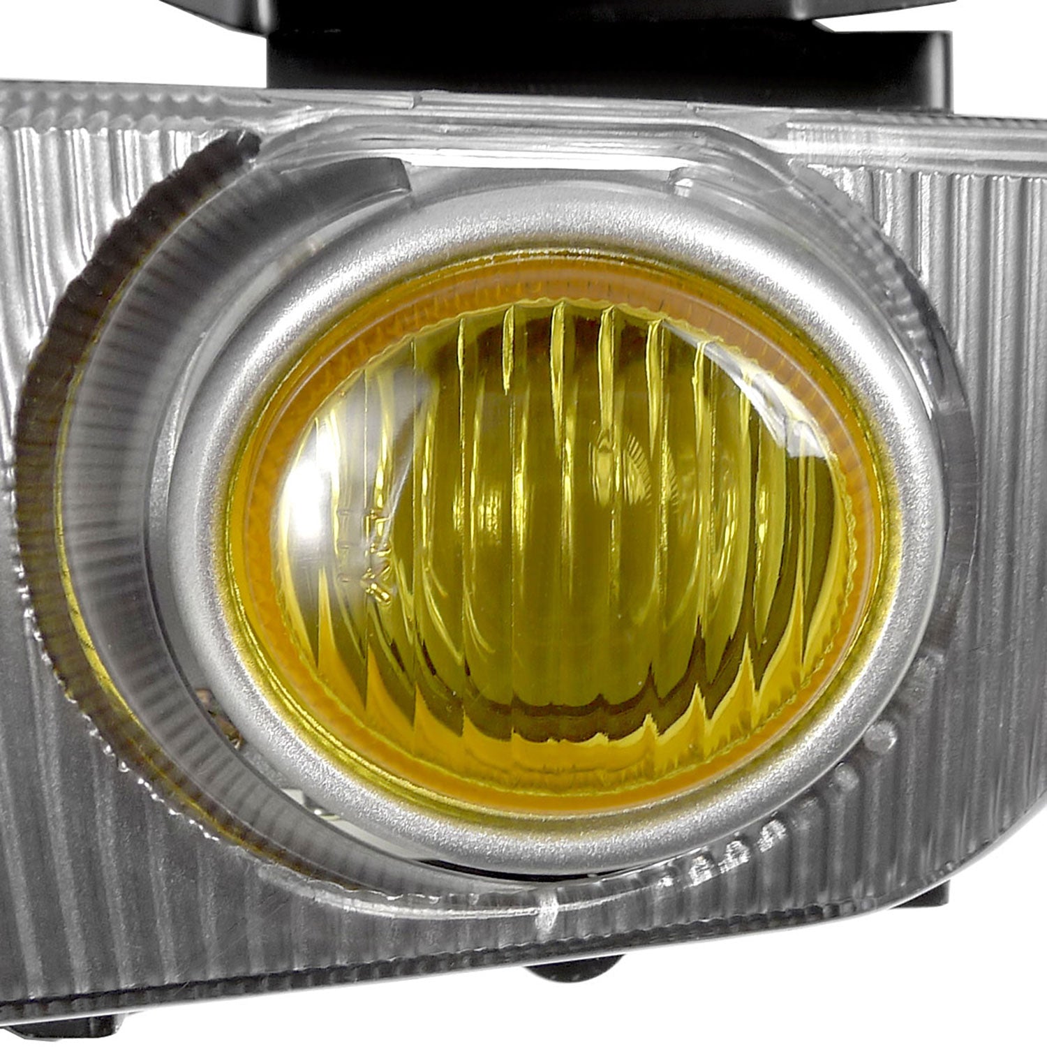 1992-1995 Honda Civic Sedan H3 Fog Lights Kit Chrome Housing/Yellow Lens