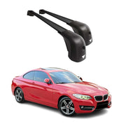 2014-2021 BMW 2 Series F22 Coupe Roof Racks Cross Bars Black