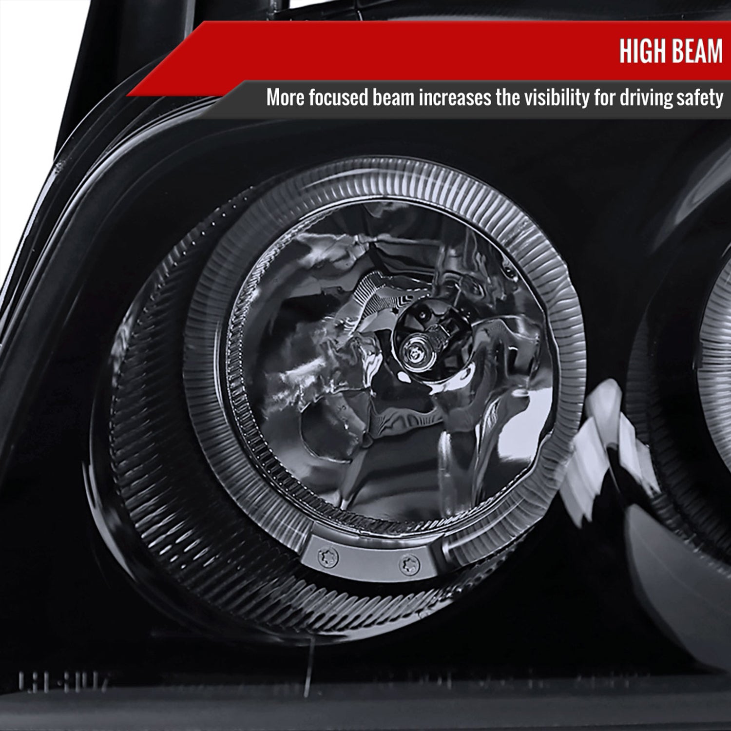 2004-2006 Nissan Sentra Dual Halo Projector Headlights Glossy Black/Smoke Lens