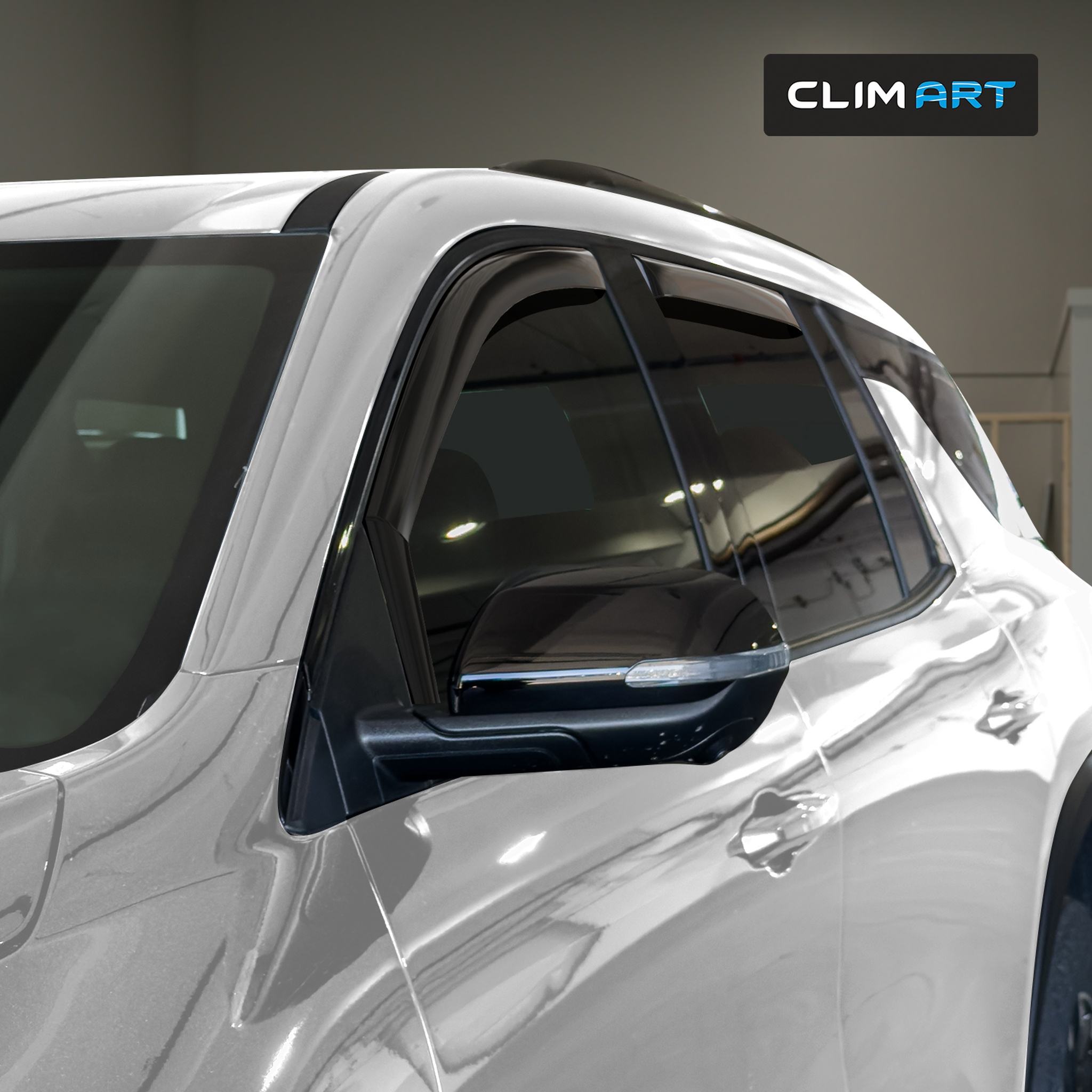 Clim Art Wind Deflectors for Chevrolet Traverse 2024-2026 Dark Smoke 4Pcs