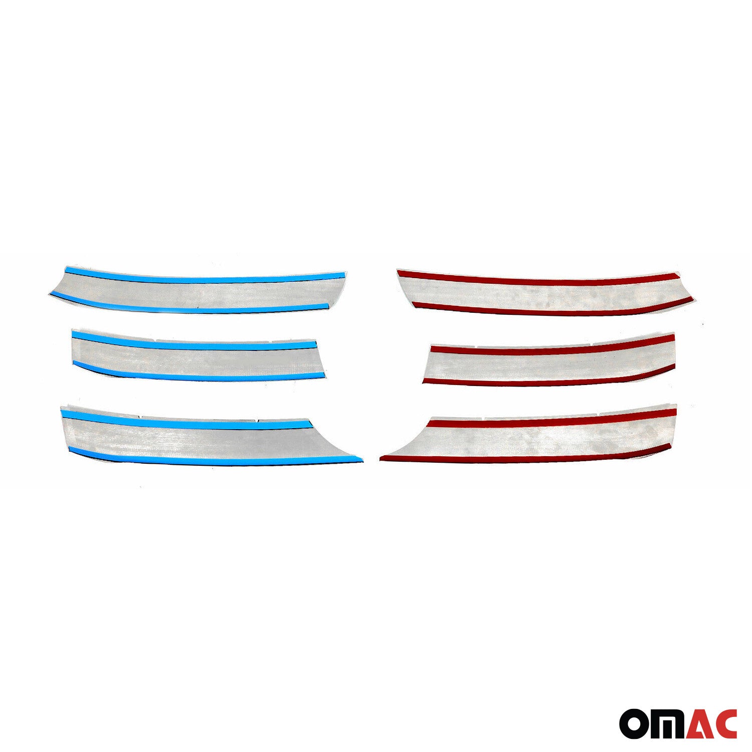 2019-2025 Mercedes Sprinter W907 910 Front Bumper Grill Trim Stainless Steel 6x