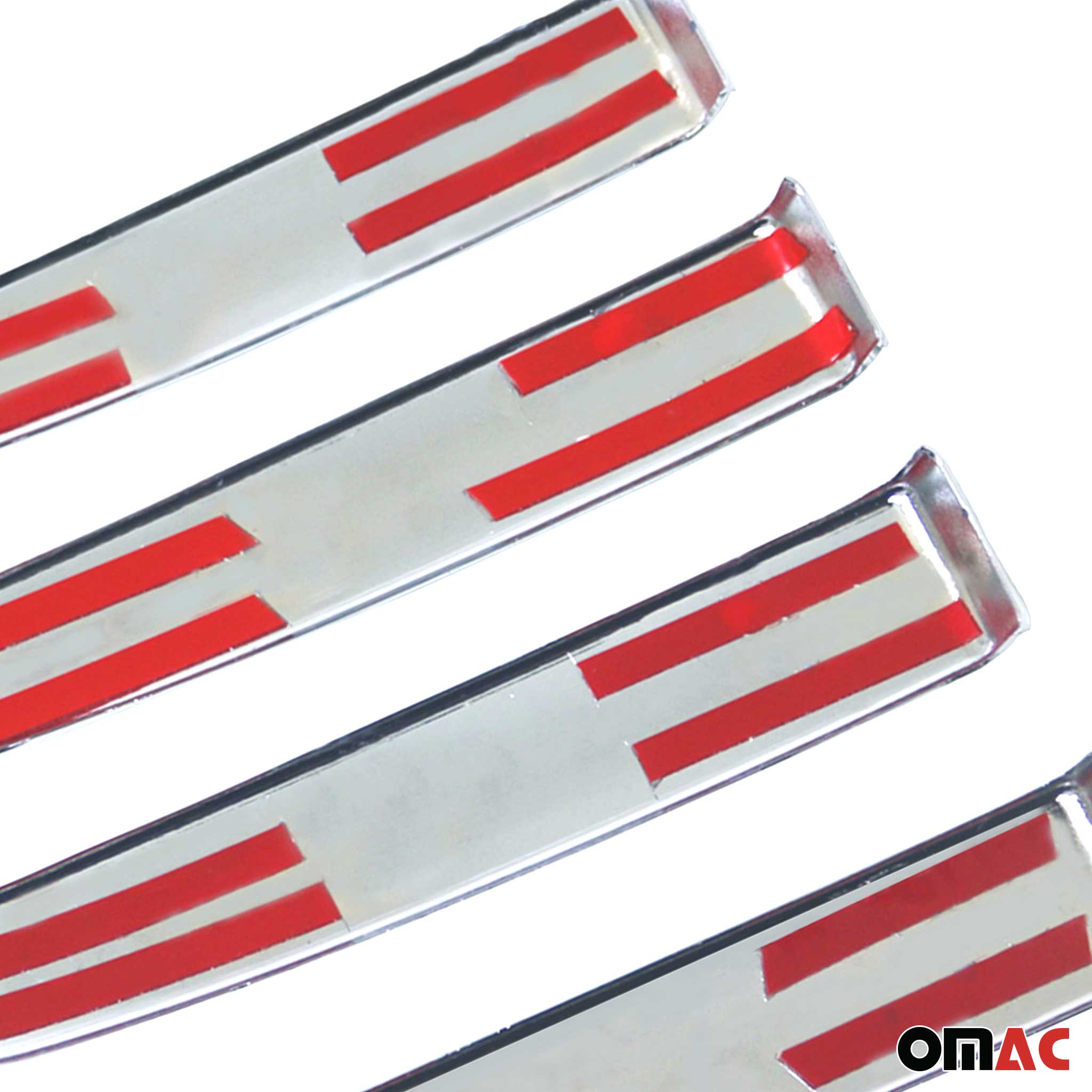 2014-2025 RAM ProMaster Car Door Handle Cover Protector Silver Chrome 8 Pcs