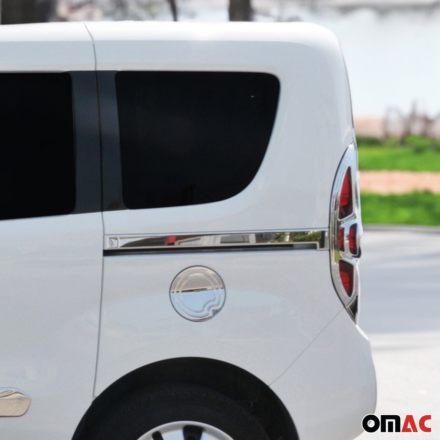 2015-2022 RAM ProMaster City B Pillar Trim Window & Side Door Trim Set Stainless Steel Chrome